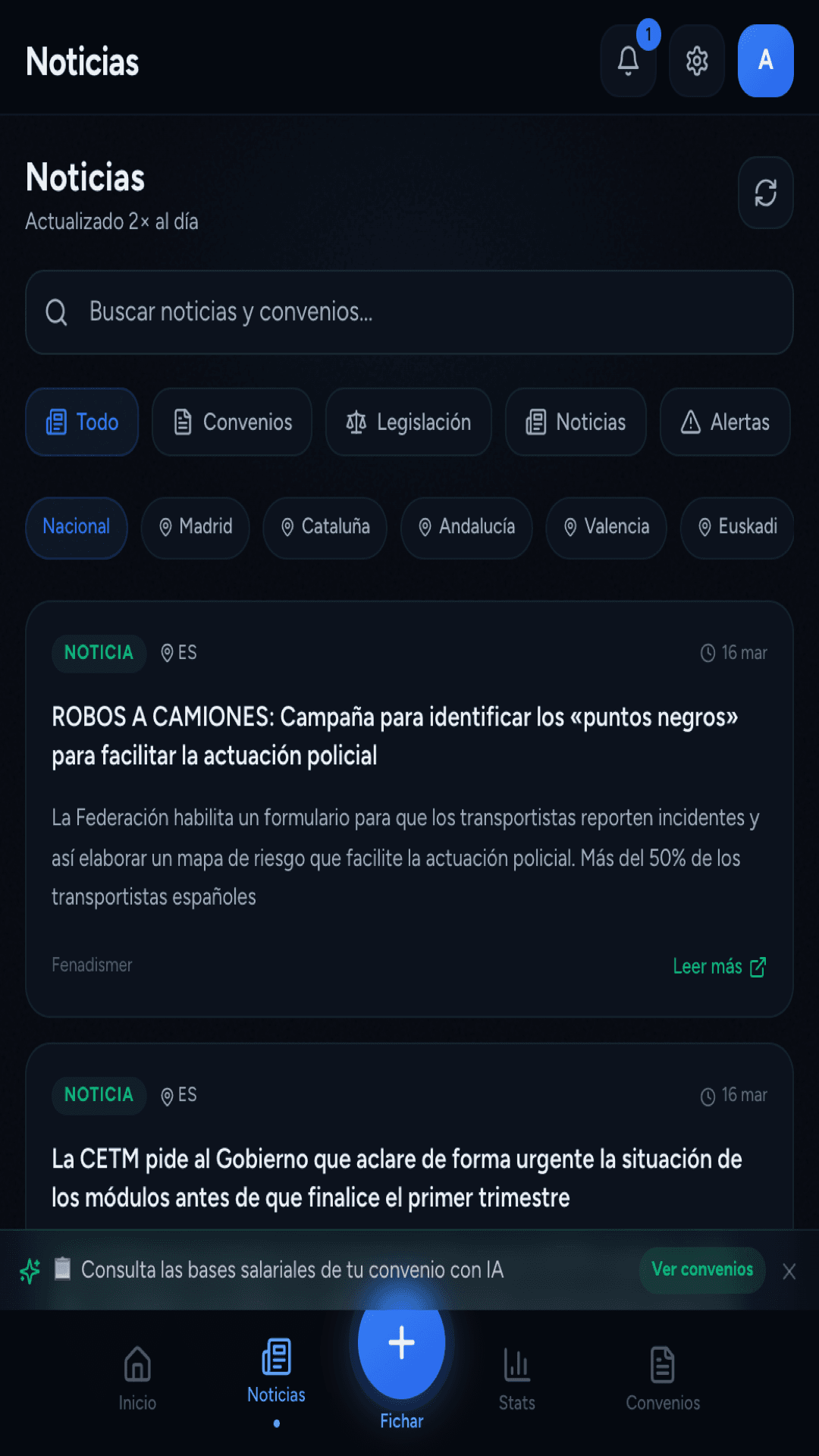 Nuevo servicio